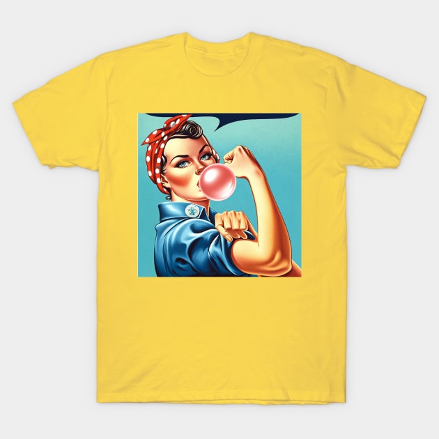 We Can Chew It! Bubble Gum Day T-Shirt by Edd Paint Something